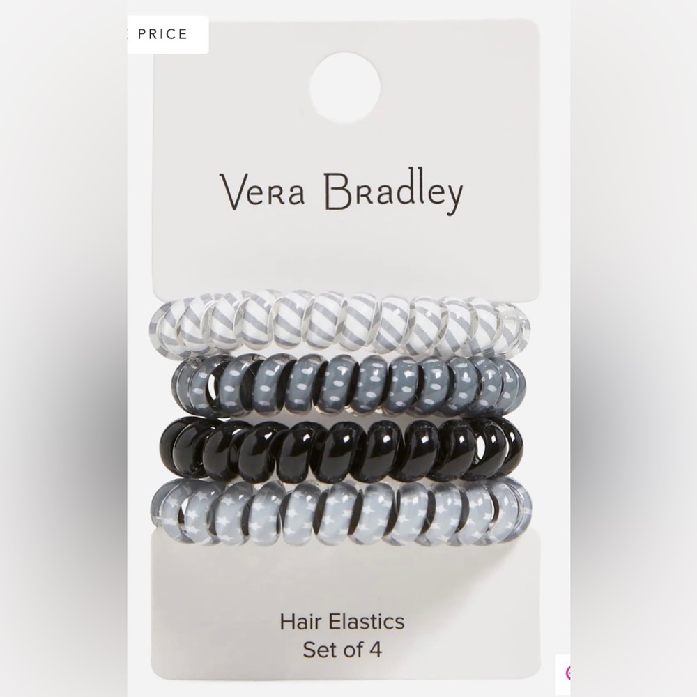 Vera Bradley Spiral Hair Elastics